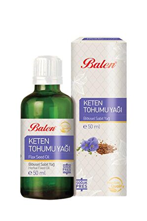 Balen Keten Tohumu Yağı 50 Ml