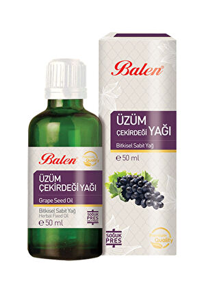 Üzüm Çekirdeği Yağı 50 ml Içilebilir Soğuk Pres Doğal Bitkisel Yağ