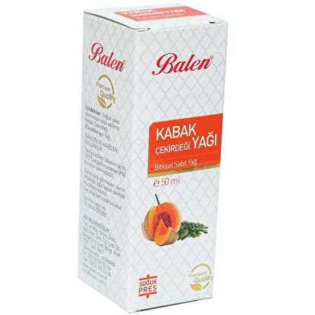 Kabak Çekirdeği Yağı 50 ML