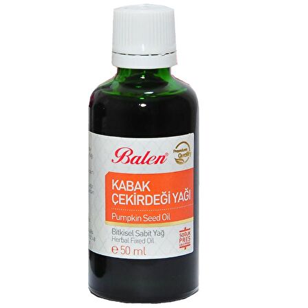 Kabak Çekirdeği Yağı 50 ML