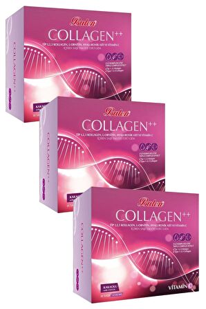 Collagen Tip 1,2,3 L-ornitin Hyaluronik Asit C Vitamini 30 Şase 12100mg X 3 Adet