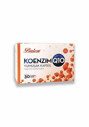 BLN KOENZİM Q10 İÇEREN YUMUŞAK KAPSÜL 650 MG* 30