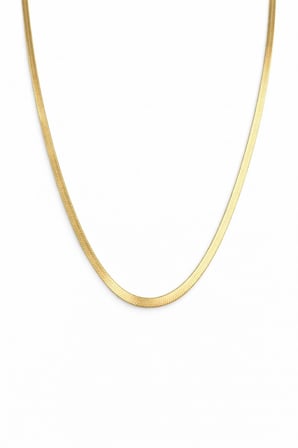 Premium Seri Çelik İtalyan Zincir 45 Cm Kolye
