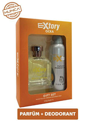 Extory Ocra ORJINAL Edt 100 Ml Erkek Parfüm  + 150 Ml Deodorant GİFT SET