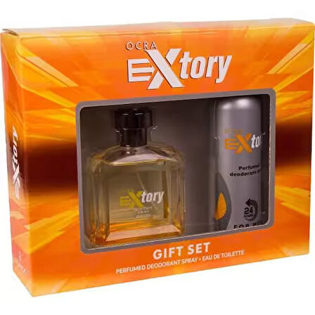 Extory Ocra ORJINAL Edt 100 Ml Erkek Parfüm  + 150 Ml Deodorant GİFT SET