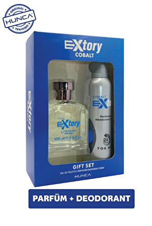 Extory Cobalt ORJINAL Parfüm 100ml+150ml Deodorant GIFT SET