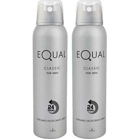 2 x Equal Klasik Erkek Deodorant 150 ml