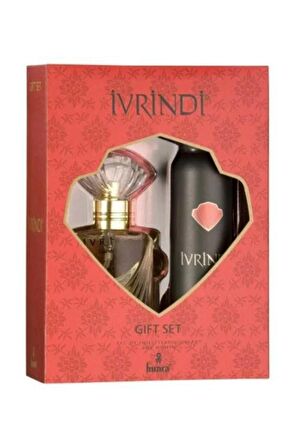 Hunca Ivrindi EDT Çiçeksi Kadın Parfüm 55 ml & El Kremi 