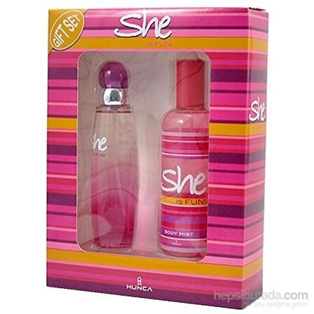 She is Fun 50 Ml Edt + 150 Ml Vücut Losyonu Set