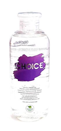 Choice Mucizevi Makyaj Temizleme Suyu 400 ml Yüz Göz Dudak İçin