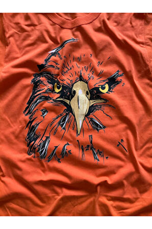 Kartal Baskılı Tişört