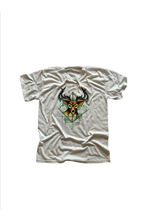 Geyik Baskılı Tişört