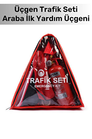 Özel Seri Araç Yardım Kiti TSE Belgeli  Üçgen Muayene Trafik Seti
