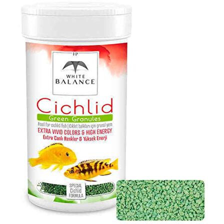 White Balance Cichlid Green Granules 100 ml