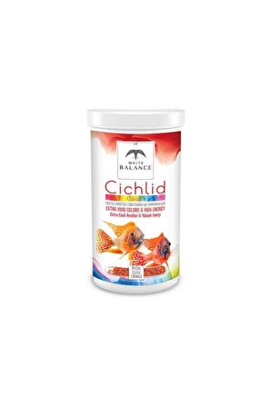 White Balance Cichlid Colour Balık Yemi 250 ml