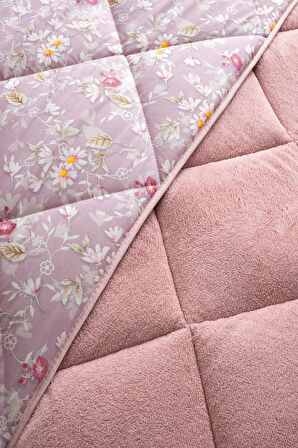 Nordelle Battal Boy Lüx Wellsoft Yorgan Çift Taraflı - 2 Adet Yastık Kılıflı Yorgan Seti 215x235 cm