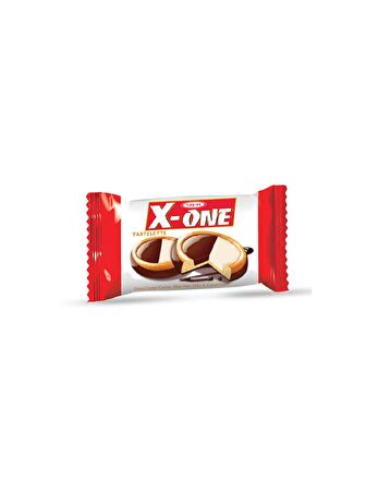 X-One Tartelette Sütlü Kakaolu Krema Dolgulu Kakao Kaplı Bisküvi 20 Gr X 24 Adet Kutulu