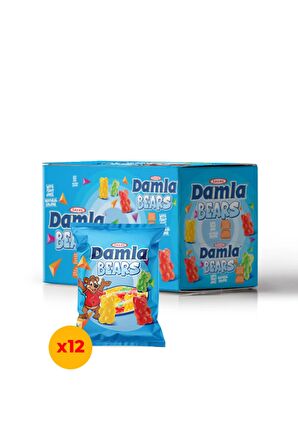 Tayaş Damla Gummy Oily Bears 80 G Jel Şeker x12