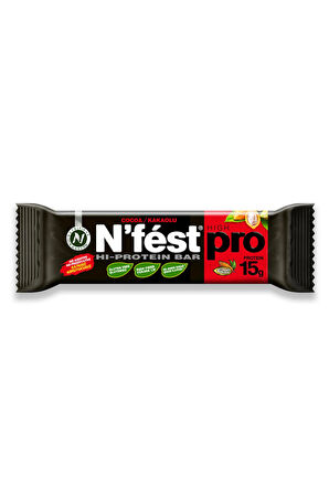 Yüksek Protein Bar Kakaolu 50g x 12 Adet