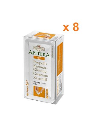 Balparmak Apitera Up Bal Propolis Ginseng Karışımı 7 Gr X 7 Ad X 8 li