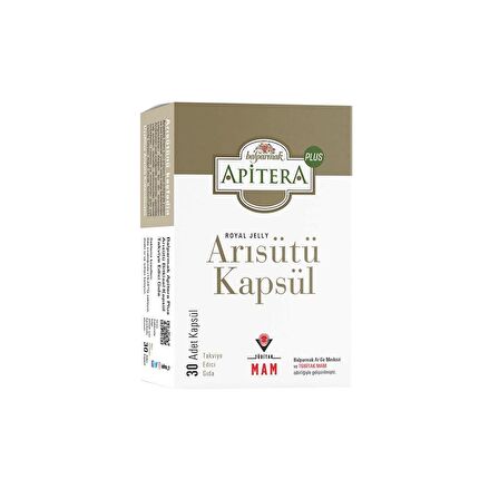 APİTERA PLUS ARI SÜTÜ 30 KAPSÜL
