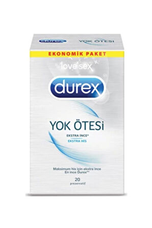 Yok Ötesi Extra His Prezervatif 20'li Avantaj Paketi