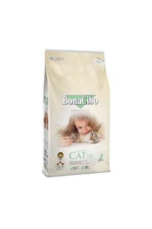 Bonacibo Adult Cat Lamb & Rice Kuzu Etli Ve Pirinçli Yetişkin Kedi Maması 2 Kg.