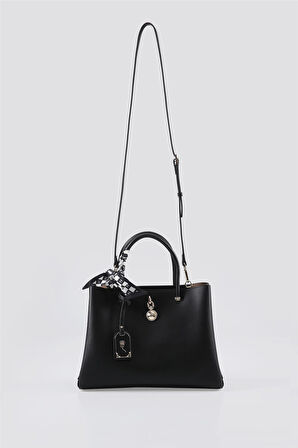 Ççs Siyah Kadın El ve Omuz Çantası