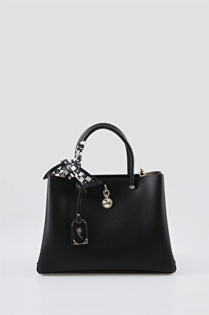 Ççs Siyah Kadın El ve Omuz Çantası