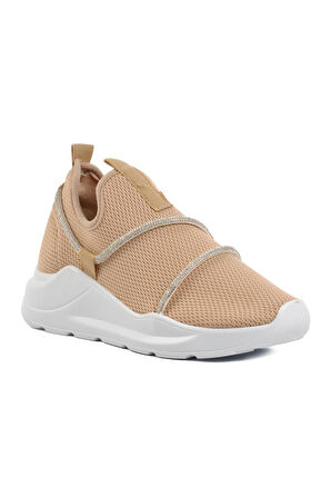 Walkway Bej Kadın Spor Ayakkabı Sneaker
