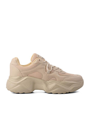 Walkway Bej Ekru Kadın Spor Ayakkabı Sneaker