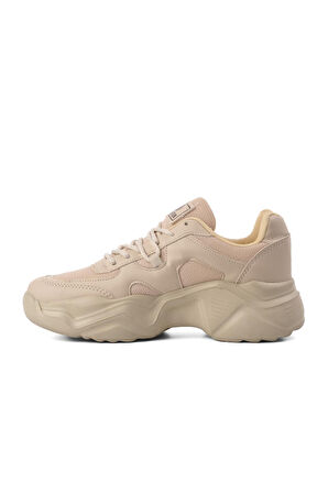 Walkway Bej Ekru Kadın Spor Ayakkabı Sneaker