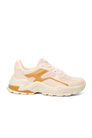Walkway Bej Kadın Spor Ayakkabı Sneaker