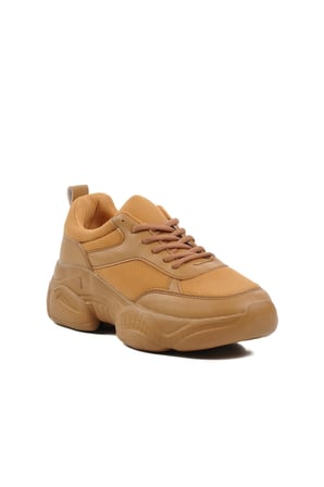 Walkway Bej Ekru Kadın Spor Ayakkabı Sneaker