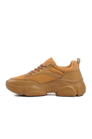 Walkway Bej Ekru Kadın Spor Ayakkabı Sneaker