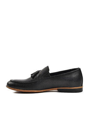 Aspor Siyah Erkek Loafer Ayakkabı