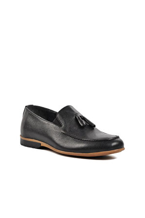 Aspor Siyah Erkek Loafer Ayakkabı