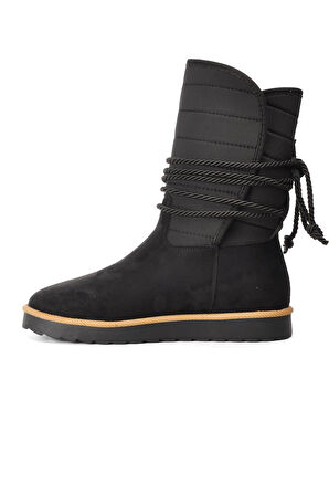 Aspor Siyah Süet Kadın Bot