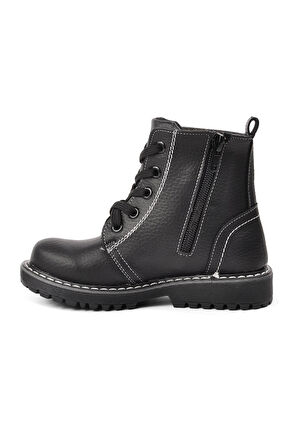 Aspor Siyah Unisex Çocuk Bot