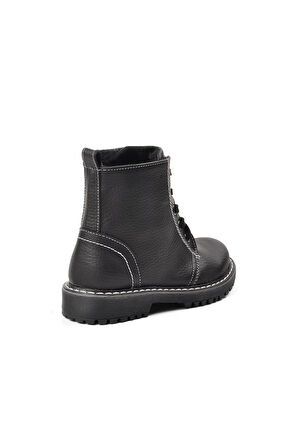 Aspor Siyah Unisex Çocuk Bot