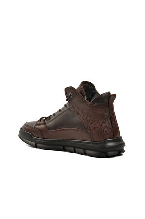 Aspor Kahve Hakiki Deri Sneaker Erkek Bot
