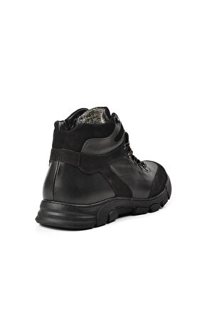 Aspor Siyah Hakiki Deri Sneaker Erkek Bot