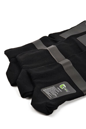 Aspor Siyah Unisex Çorap 3 lü Uzun Çorap