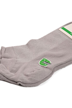 Aspor Gri Unisex Çorap Patik Çorap