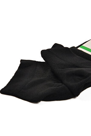Aspor Siyah Unisex Çorap Patik Çorap