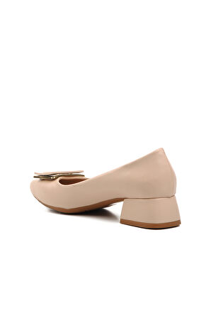 Aspor Bej Kadın Topuklu Ayakkabı