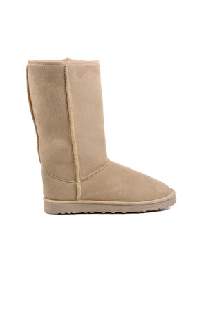 Aspor Bej Süet Kadın Çizme