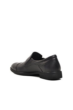 Aspor Siyah Hakiki Deri Erkek Sneaker Ayakkabı
