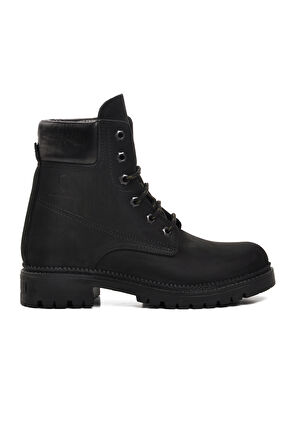 Aspor Siyah Nubuk Unisex Bot
