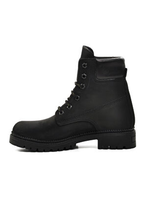 Aspor Siyah Nubuk Unisex Bot